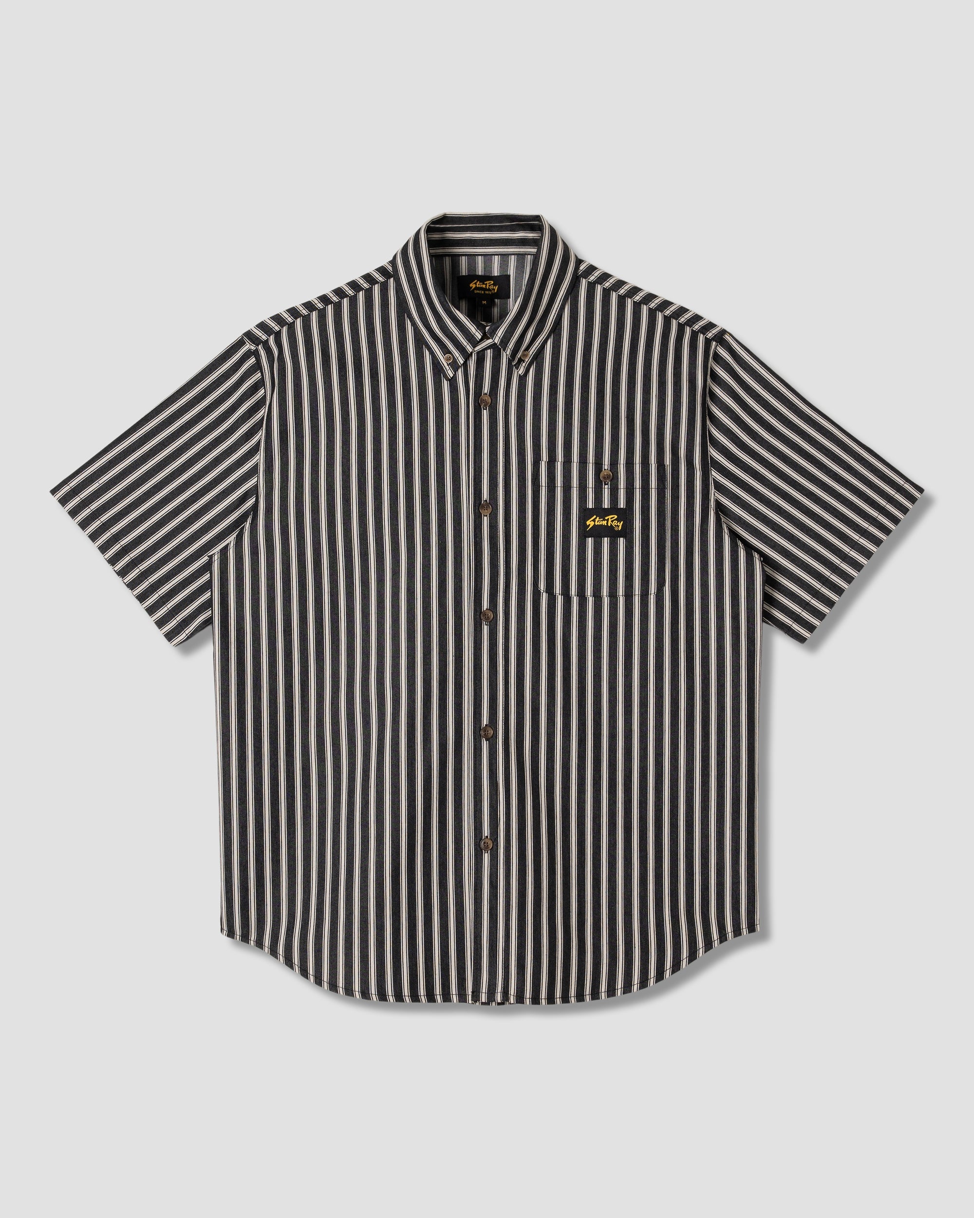 Camisa de franela - Rayas carbón
