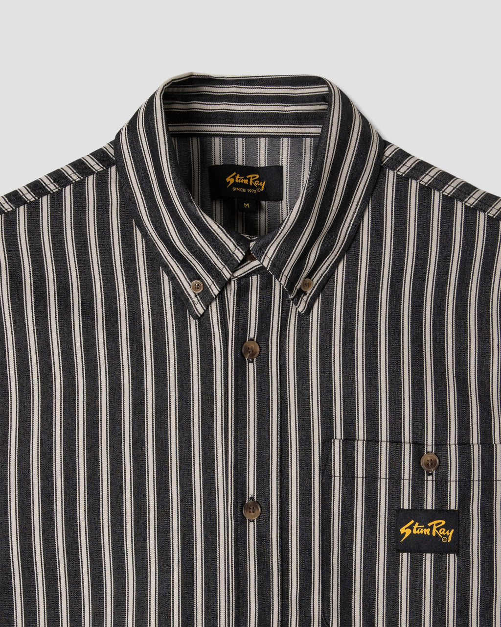 Camisa de franela - Rayas carbón