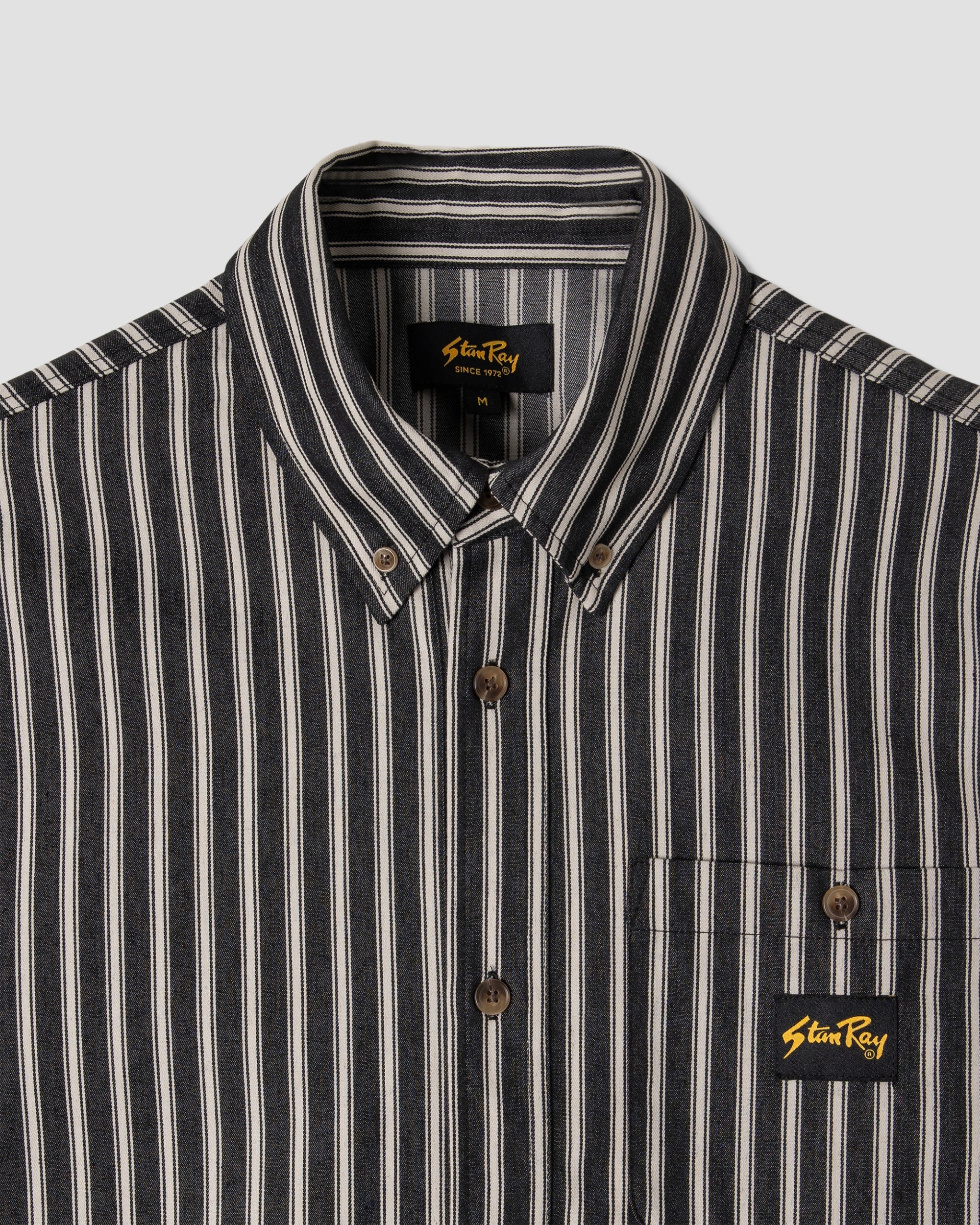 Camisa de franela - Rayas carbón