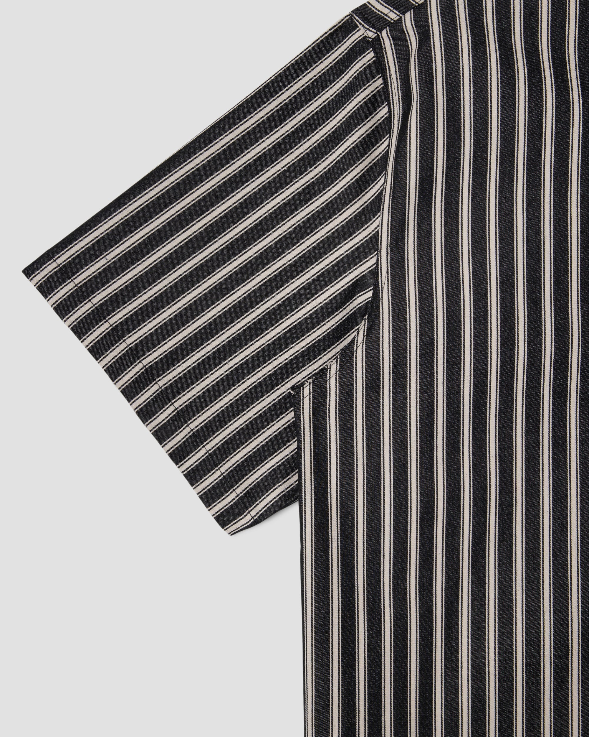 Camisa de franela - Rayas carbón