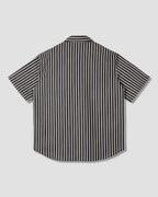 Camisa de franela - Rayas carbón
