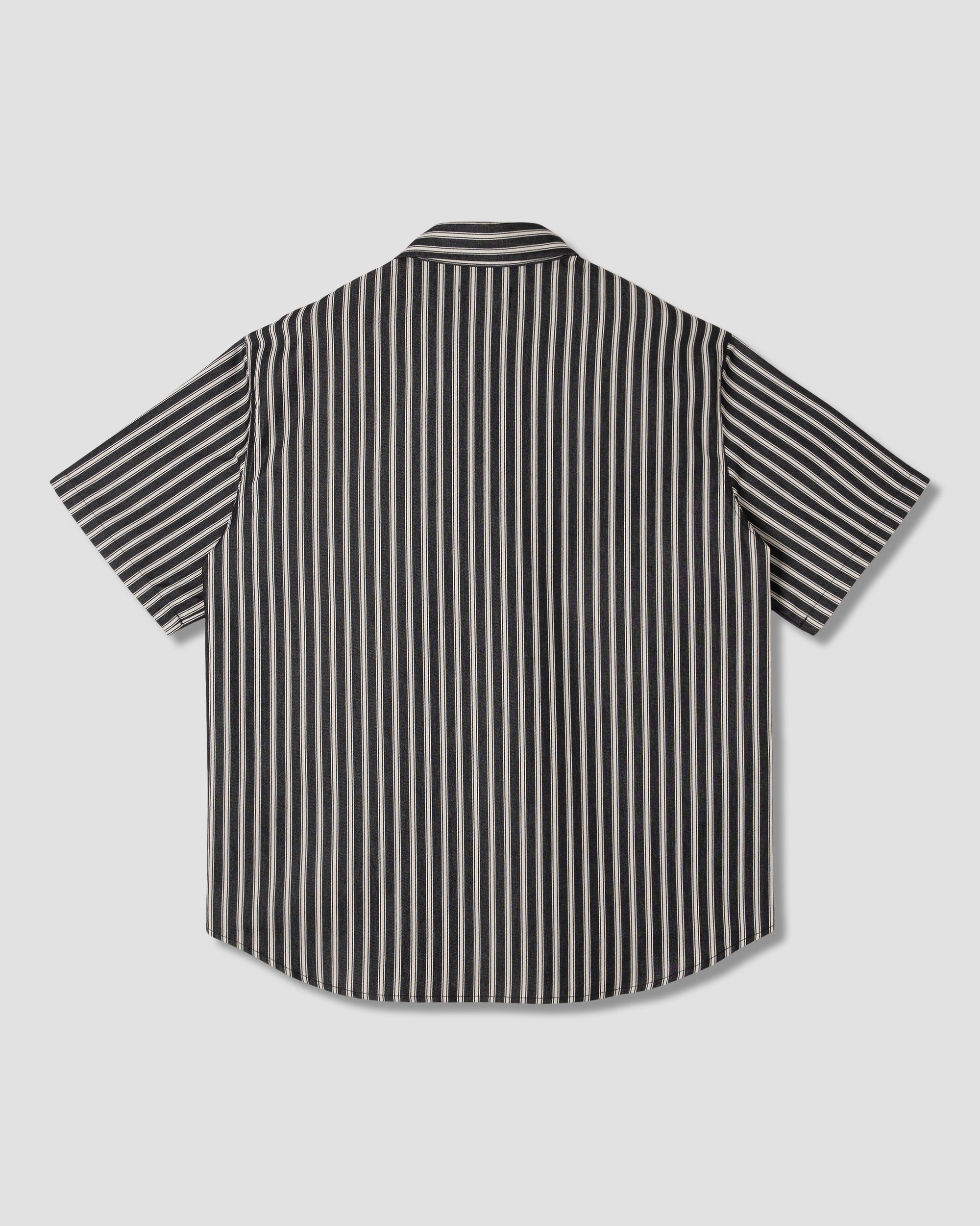 Camisa de franela - Rayas carbón