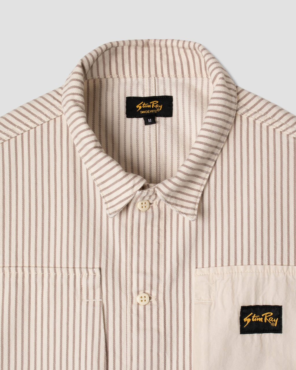 Short Sleeve Painter Shirt - Hickory Mix