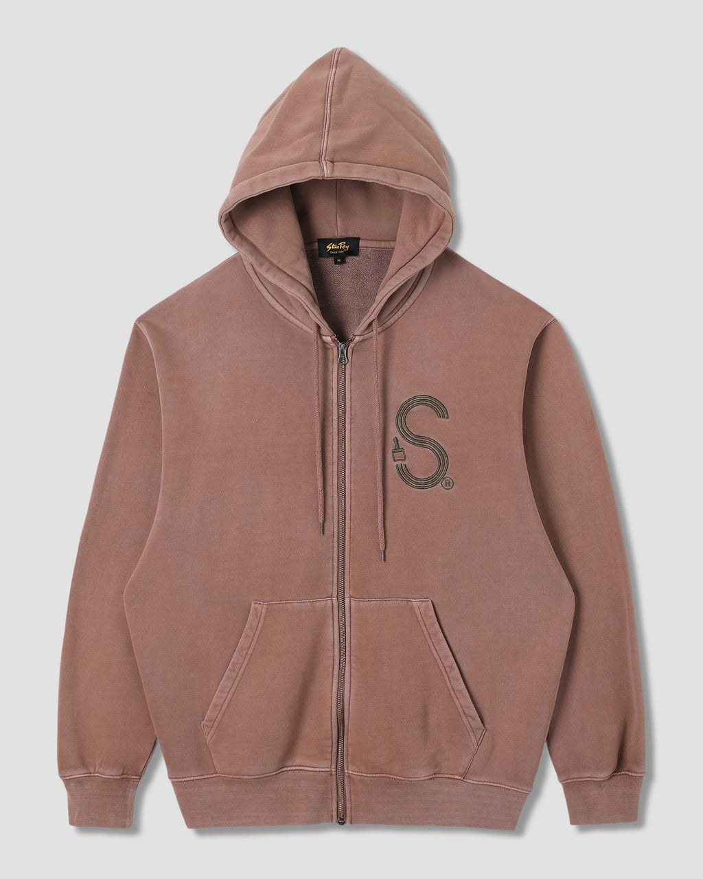 S Supply Zip Hood - Acorn