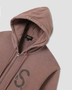 S Supply Zip Hood - Acorn