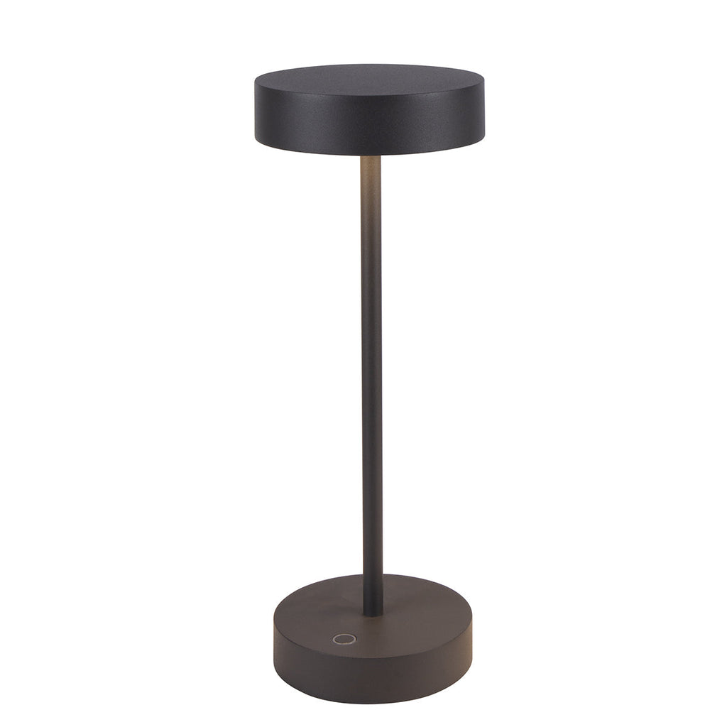 Sandy - Lámpara de mesa inalámbrica - Aluminio - Negro