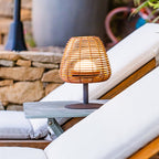Boheme - Lampe De Table Sans Fil - Polyrotin - Marron
