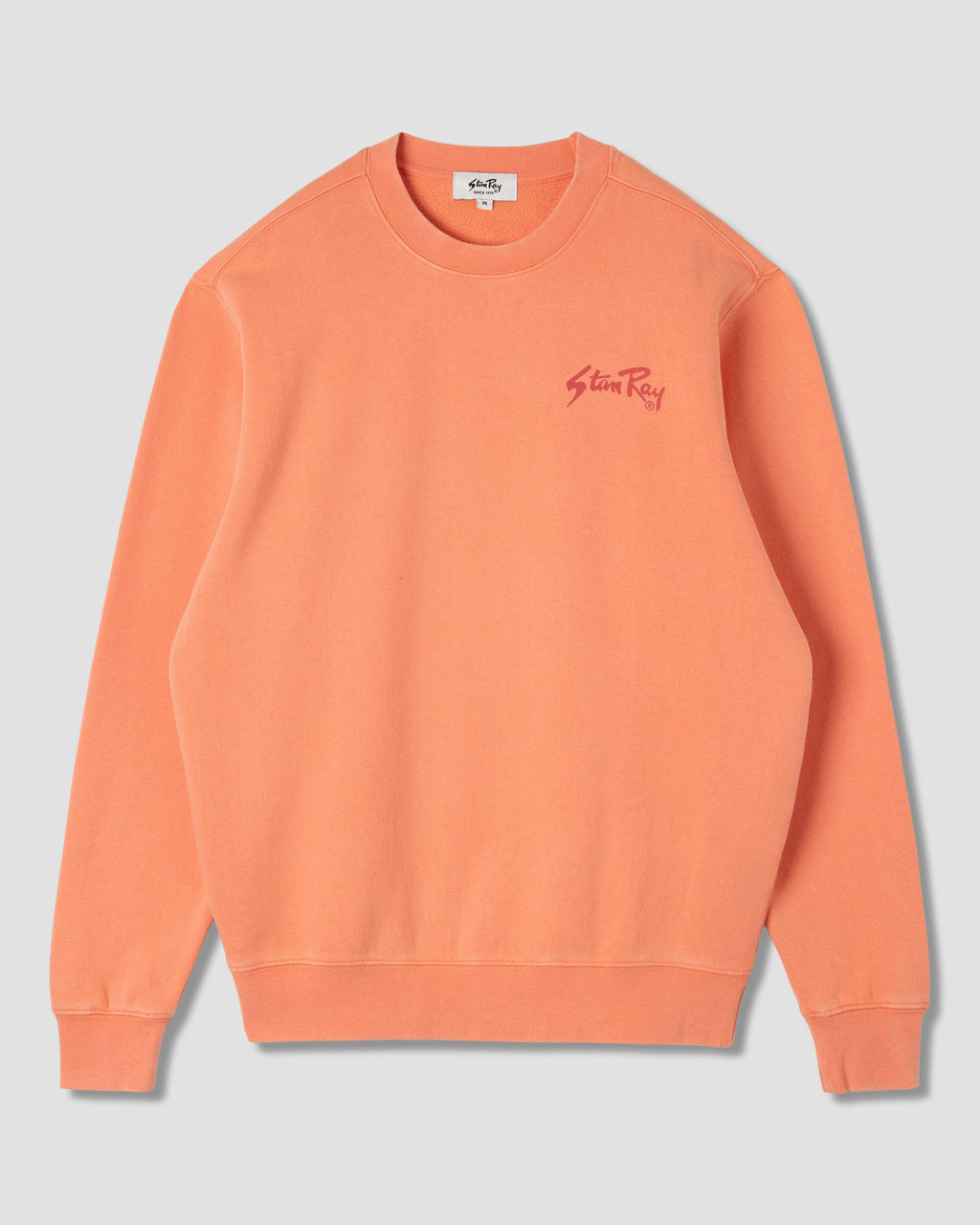 Camiseta Stan Og Crew - Rojo lavado / Tonal