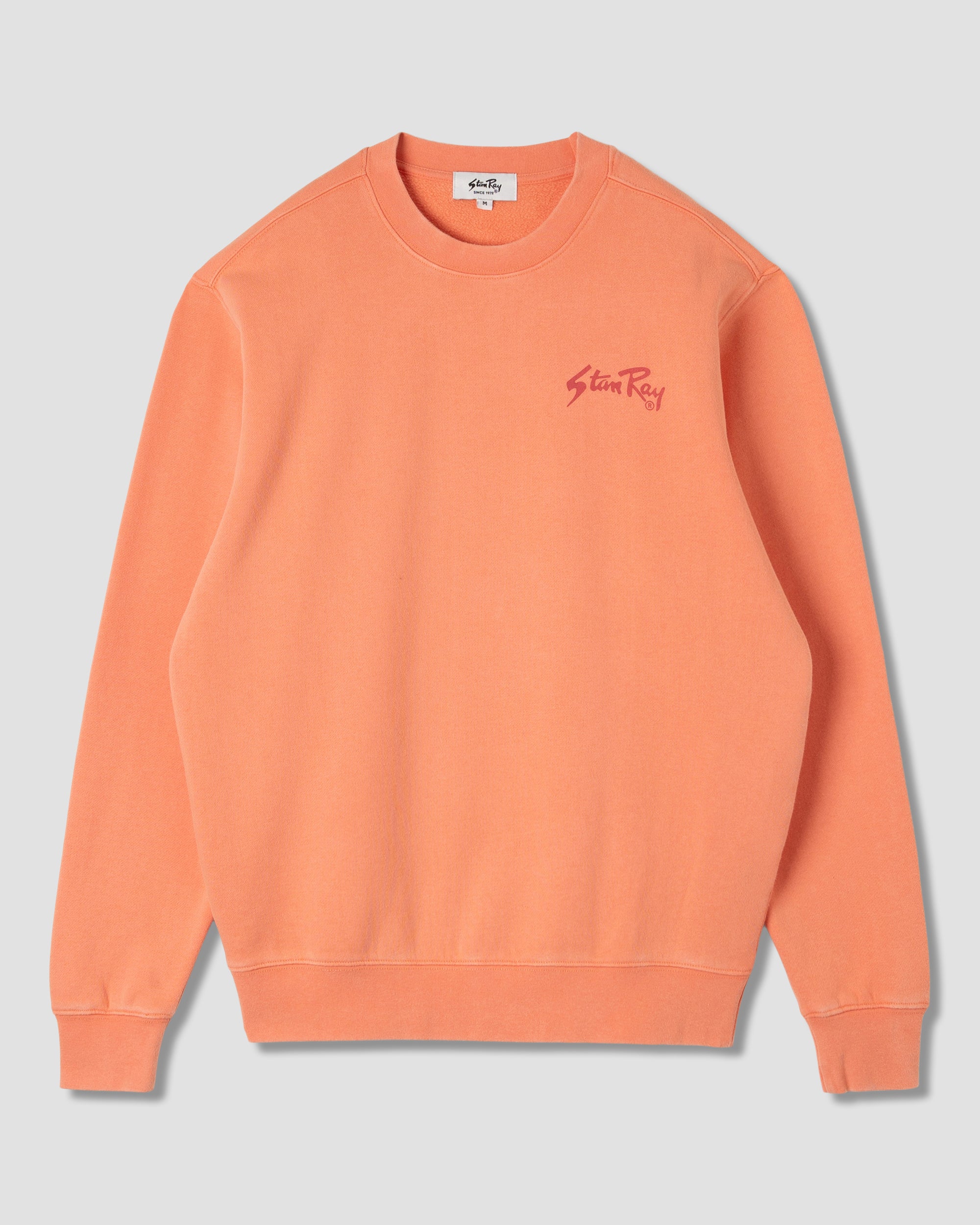 Camiseta Stan Og Crew - Rojo lavado / Tonal