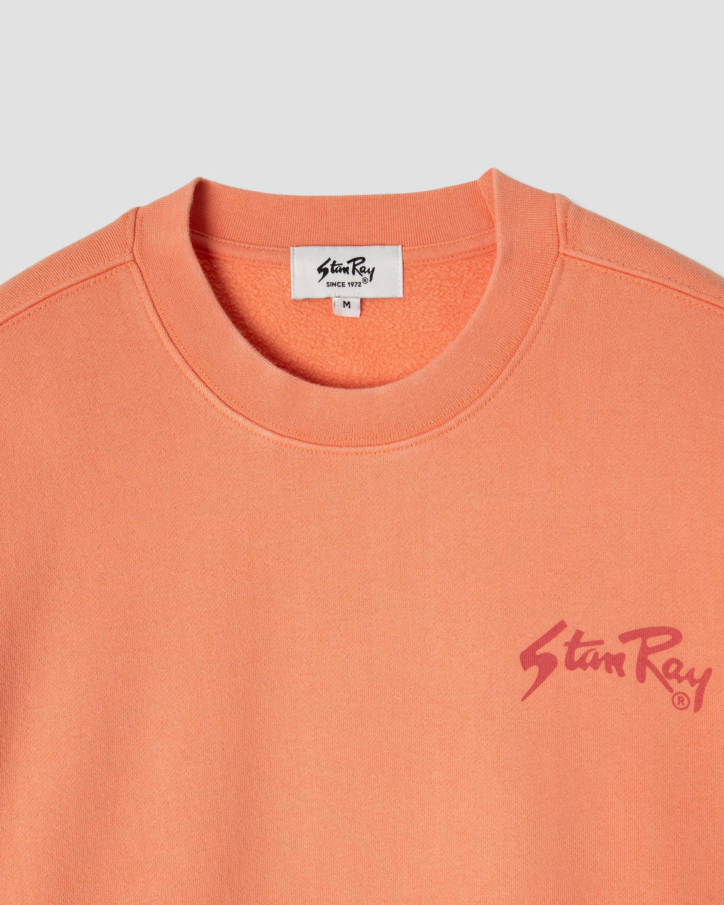 Camiseta Stan Og Crew - Rojo lavado / Tonal