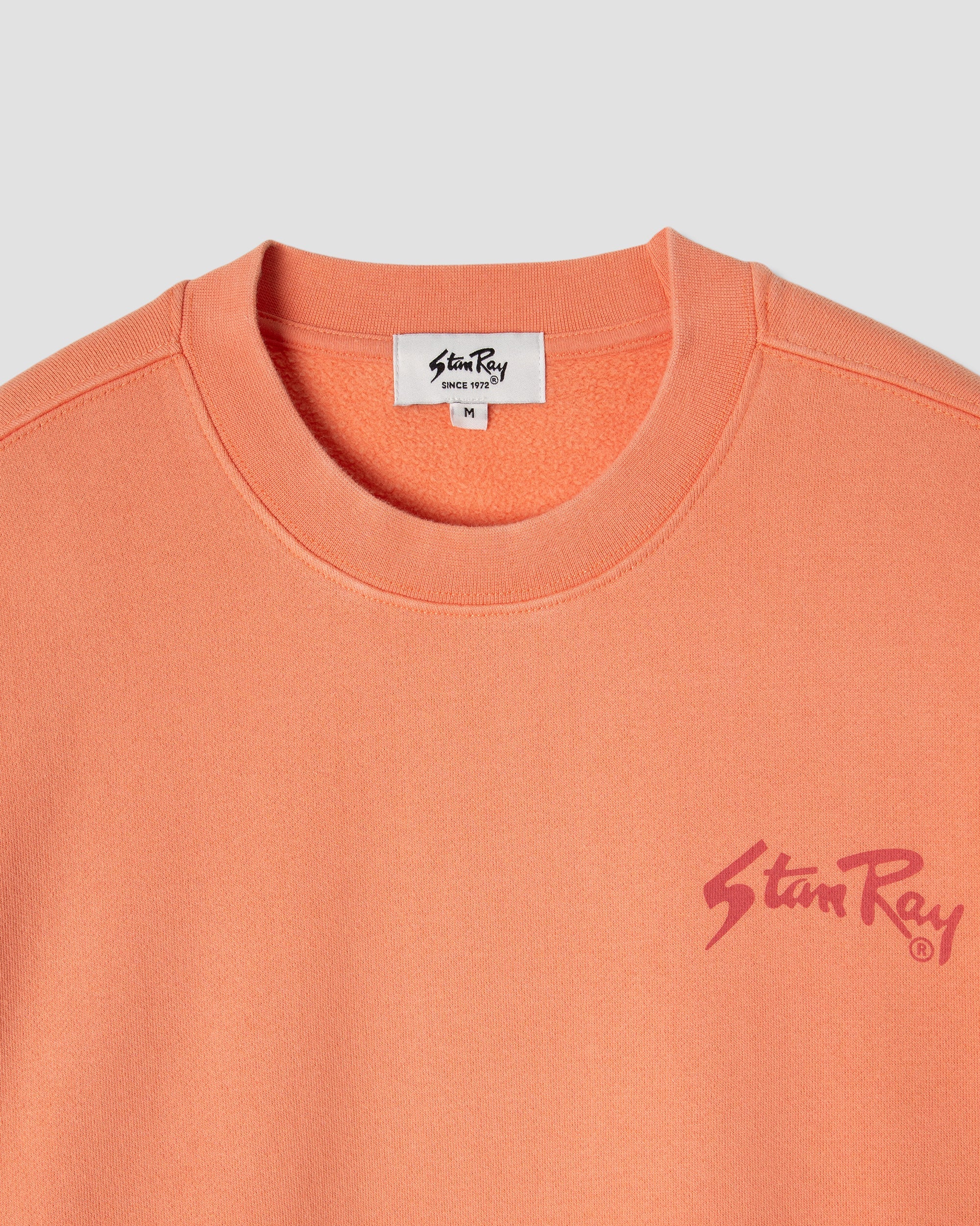 Camiseta Stan Og Crew - Rojo lavado / Tonal