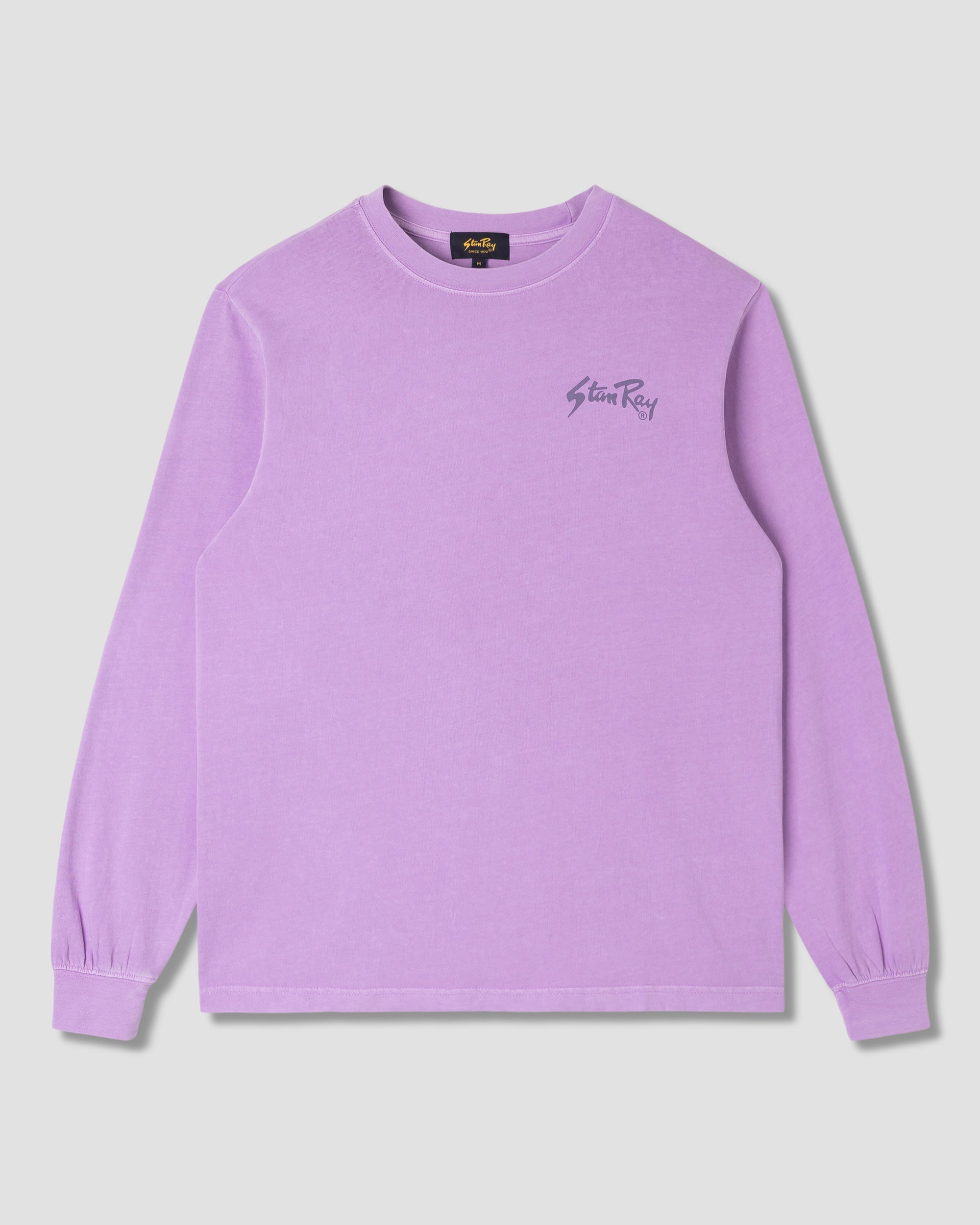 Stan OG Long Sleeve Tee - Washed Lavendar