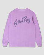 Stan OG Long Sleeve Tee - Washed Lavendar