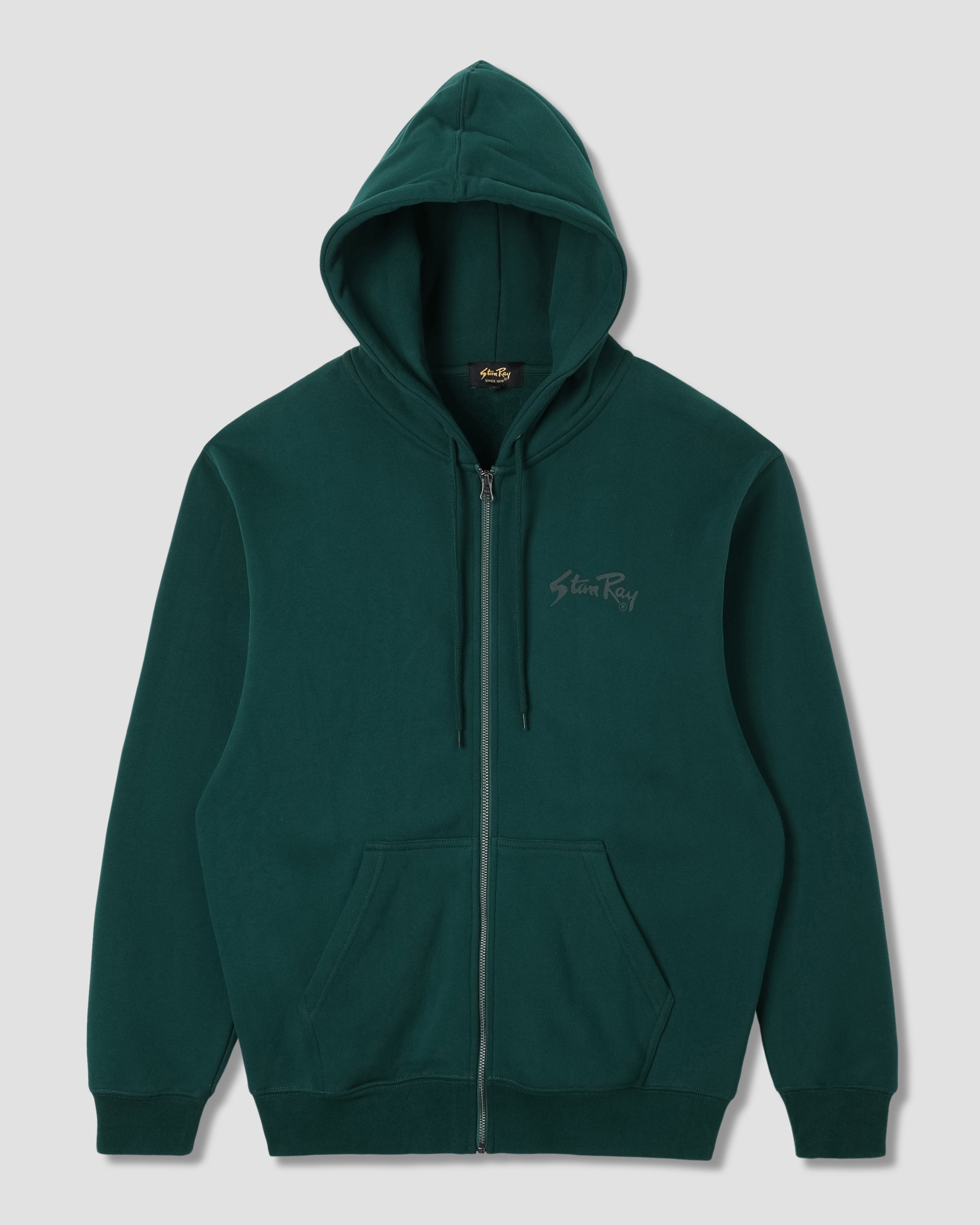 Capucha con cremallera Stan OG - Verde botánico