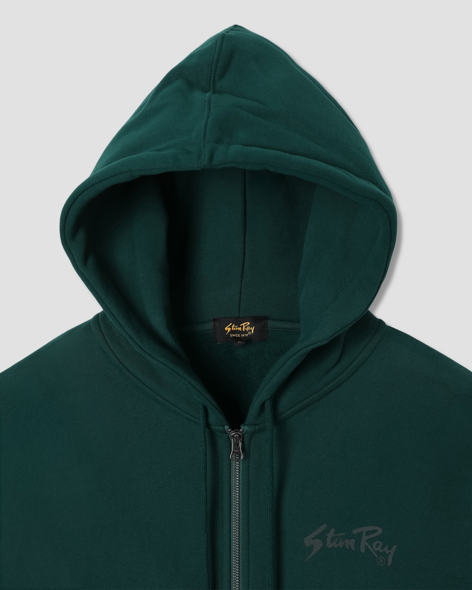 Capucha con cremallera Stan OG - Verde botánico