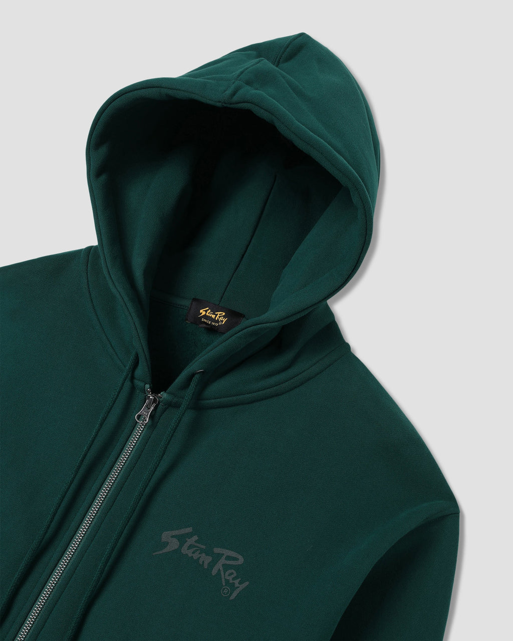Capucha con cremallera Stan OG - Verde botánico