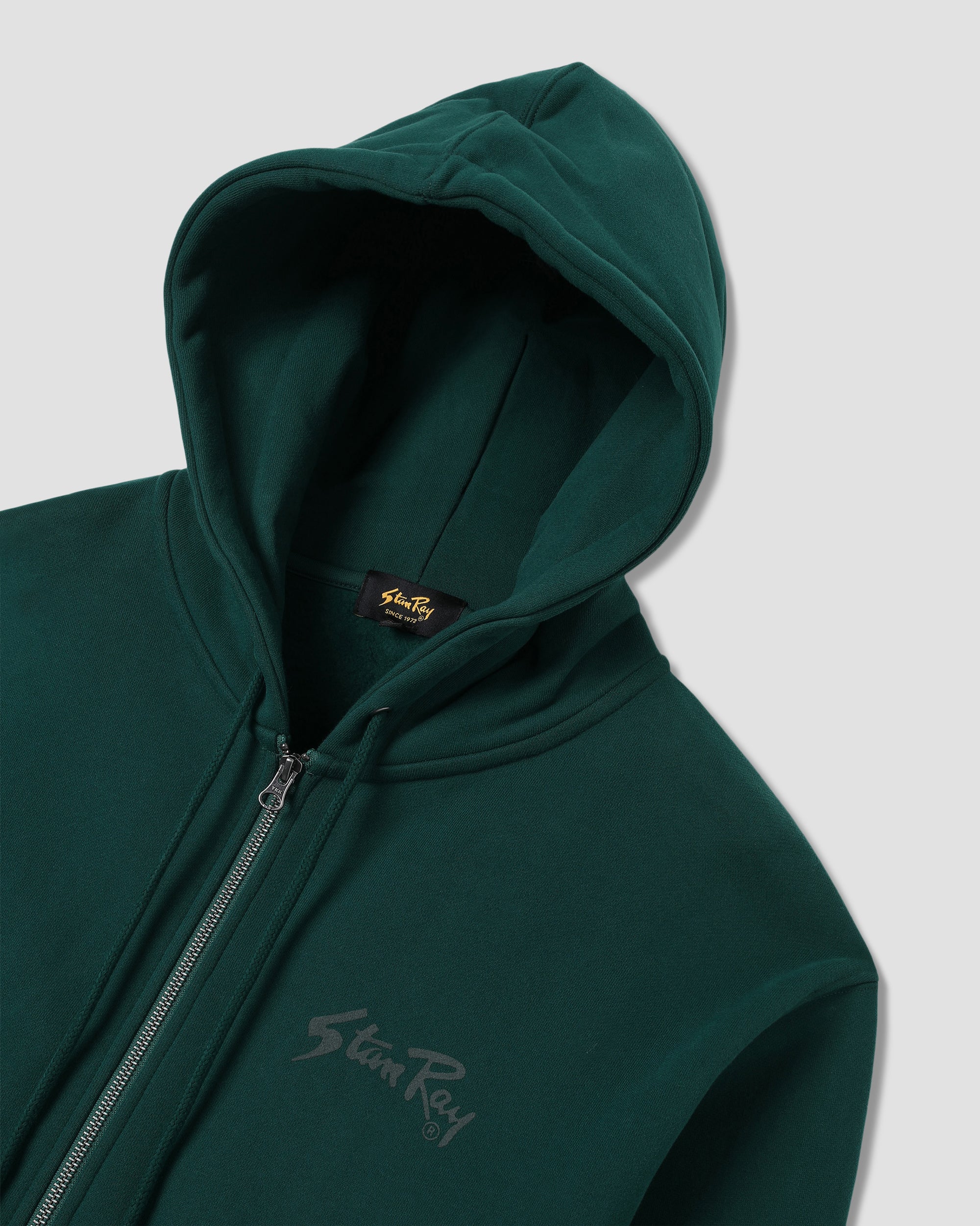 Capucha con cremallera Stan OG - Verde botánico