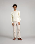 Waffle Long Sleeve Crew - Natural