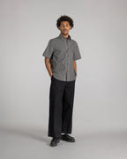 Camisa de franela - Rayas carbón