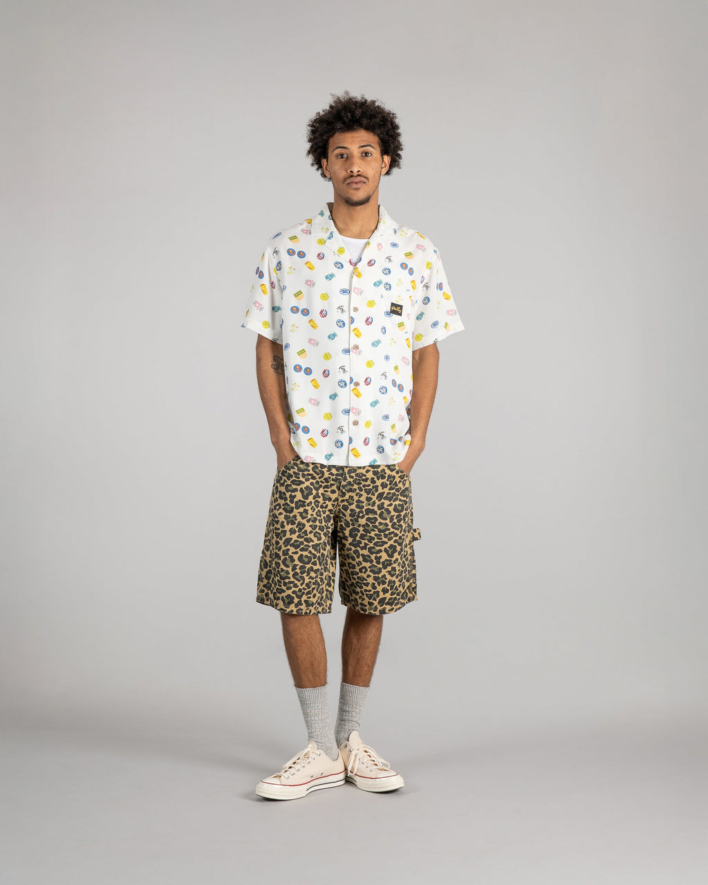 Big Job Shorts - Leopard Camo