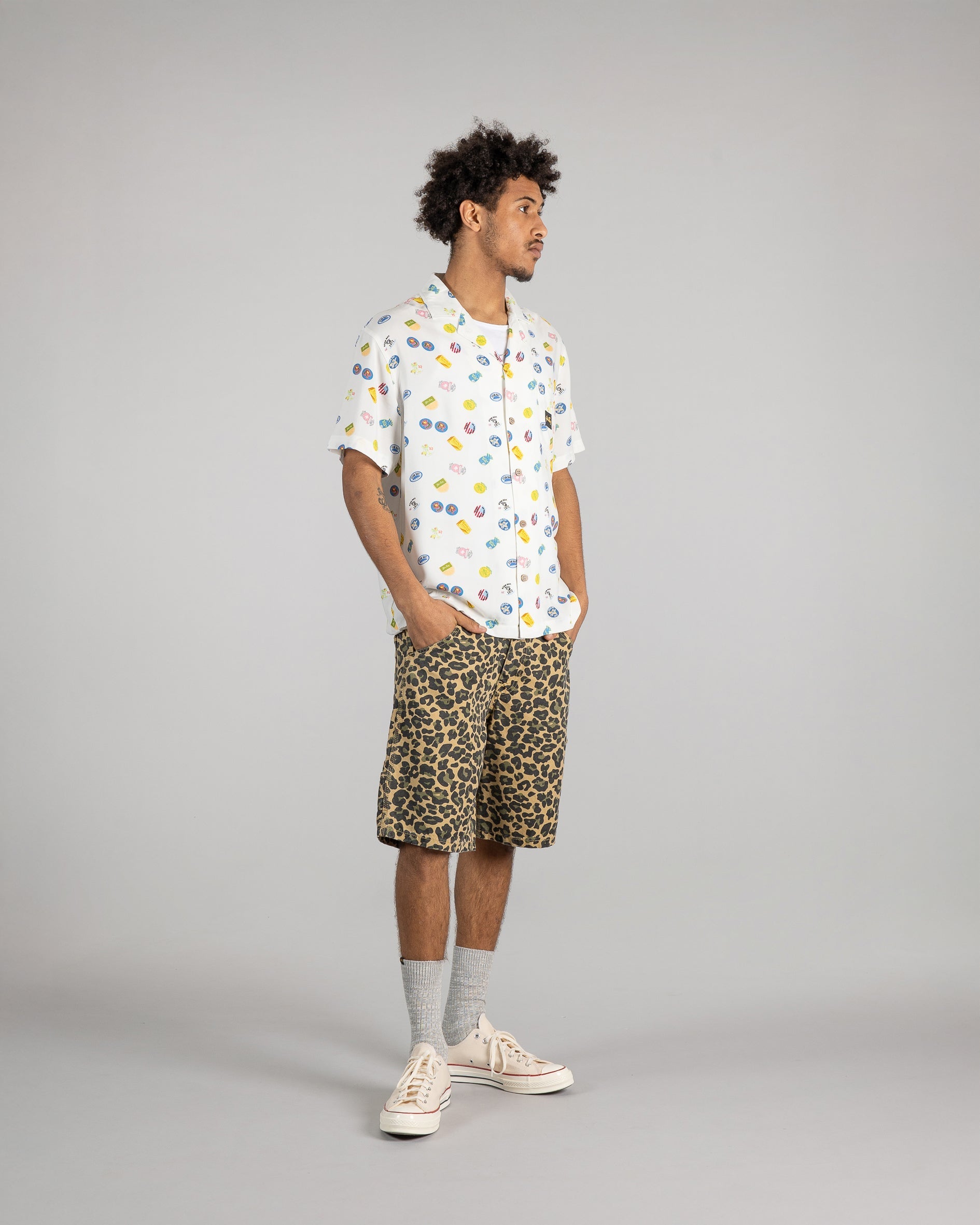 Big Job Shorts - Leopard Camo