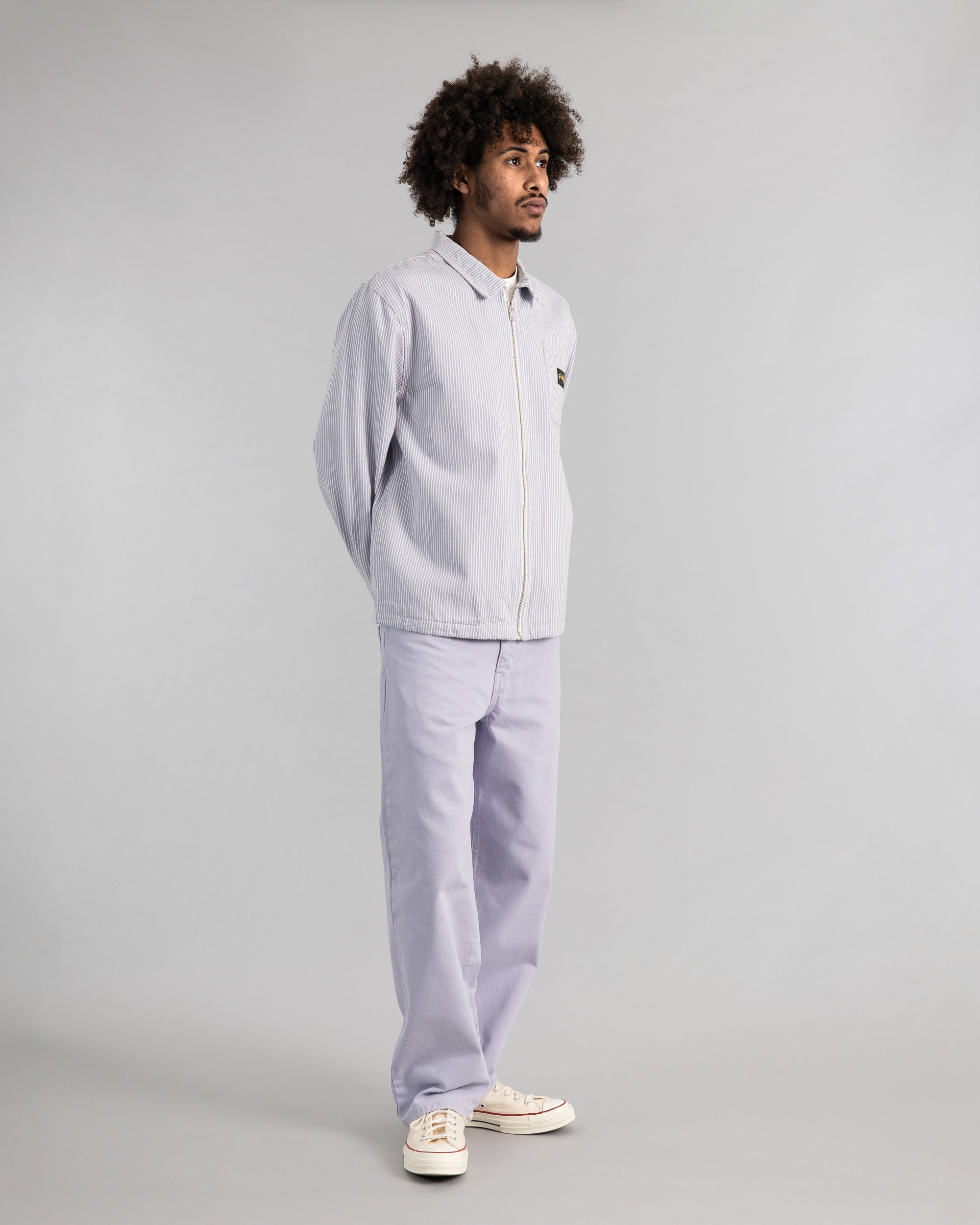 Zip Shirt - Cosmic Purple Hickory
