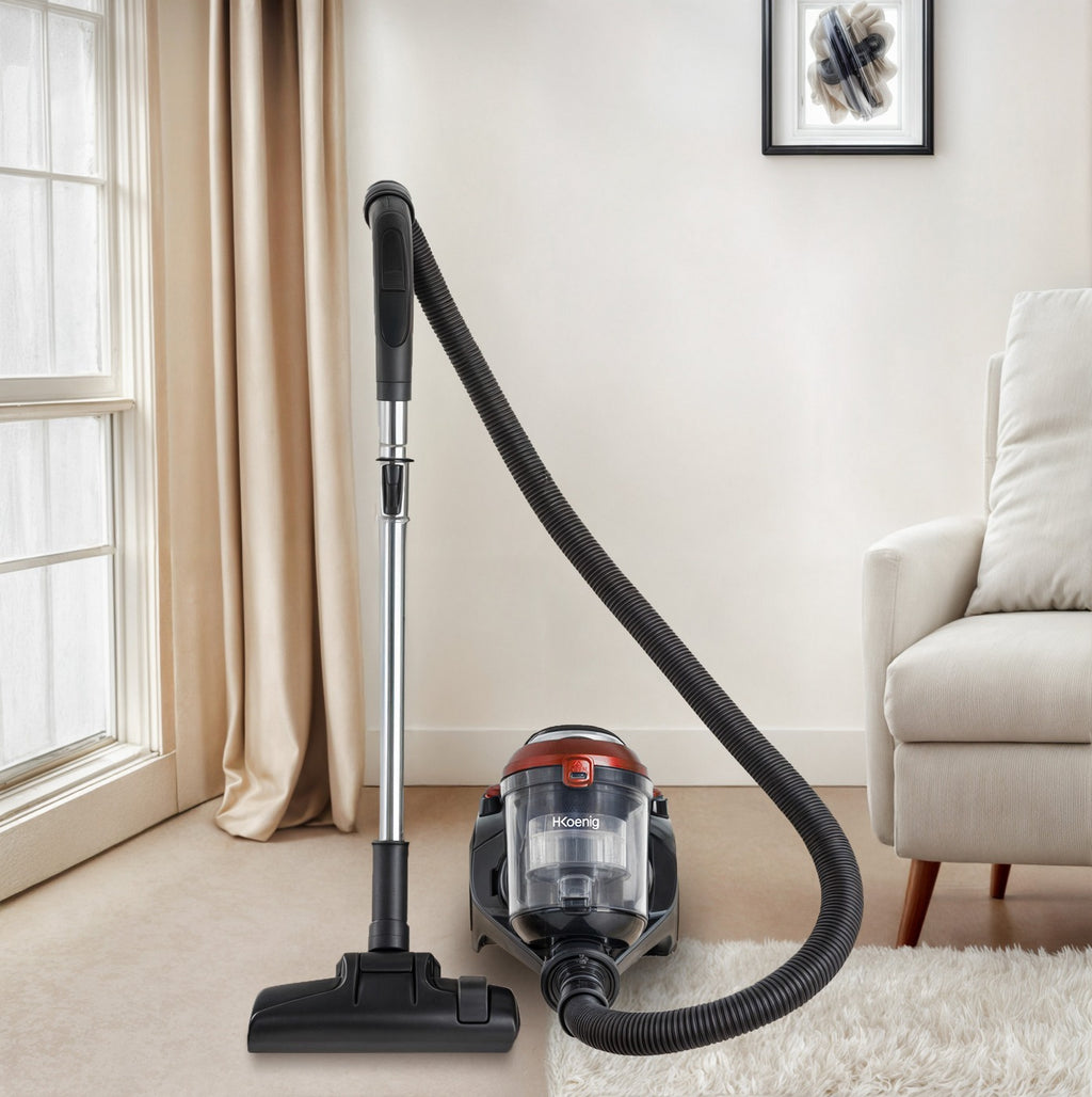 Aspirateur Sans Sac - 850W - Rouge
