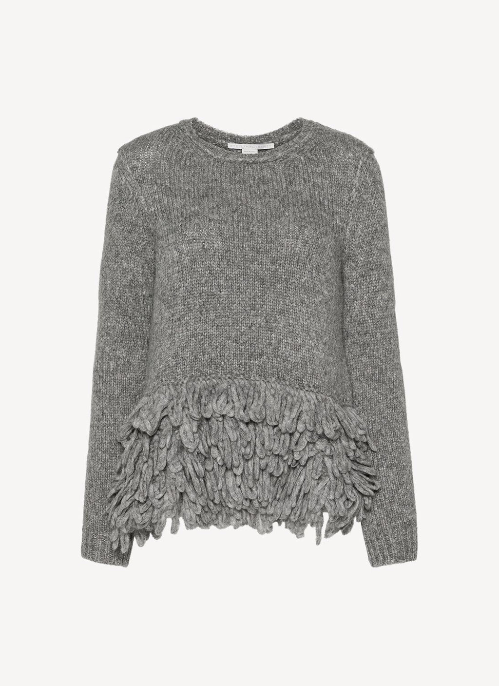 Crew Neck Jumper - Grey - Women