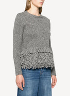 Crew Neck Jumper - Grey - Women