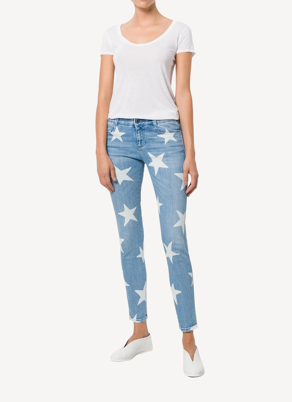Stella Mc Cartney - The Skinny Ankle Grazer Trousers - Classic Blue - Women