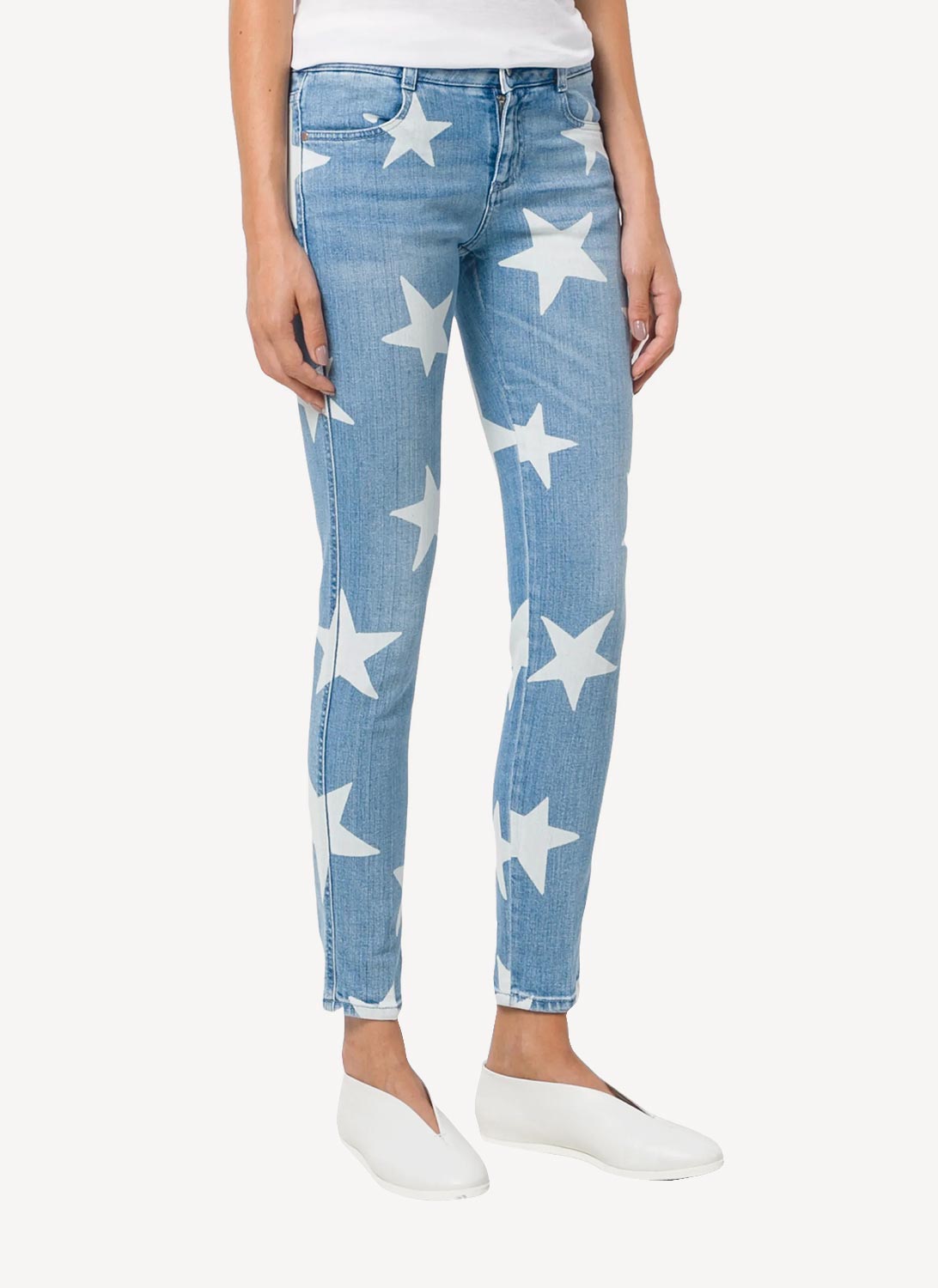 Stella Mc Cartney - The Skinny Ankle Grazer Trousers - Classic Blue - Women