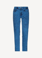 Pantalon Mid Rise Skinny Boyfriend Cobalt Galaxi Wash - Cobalt Galaxi - Femme