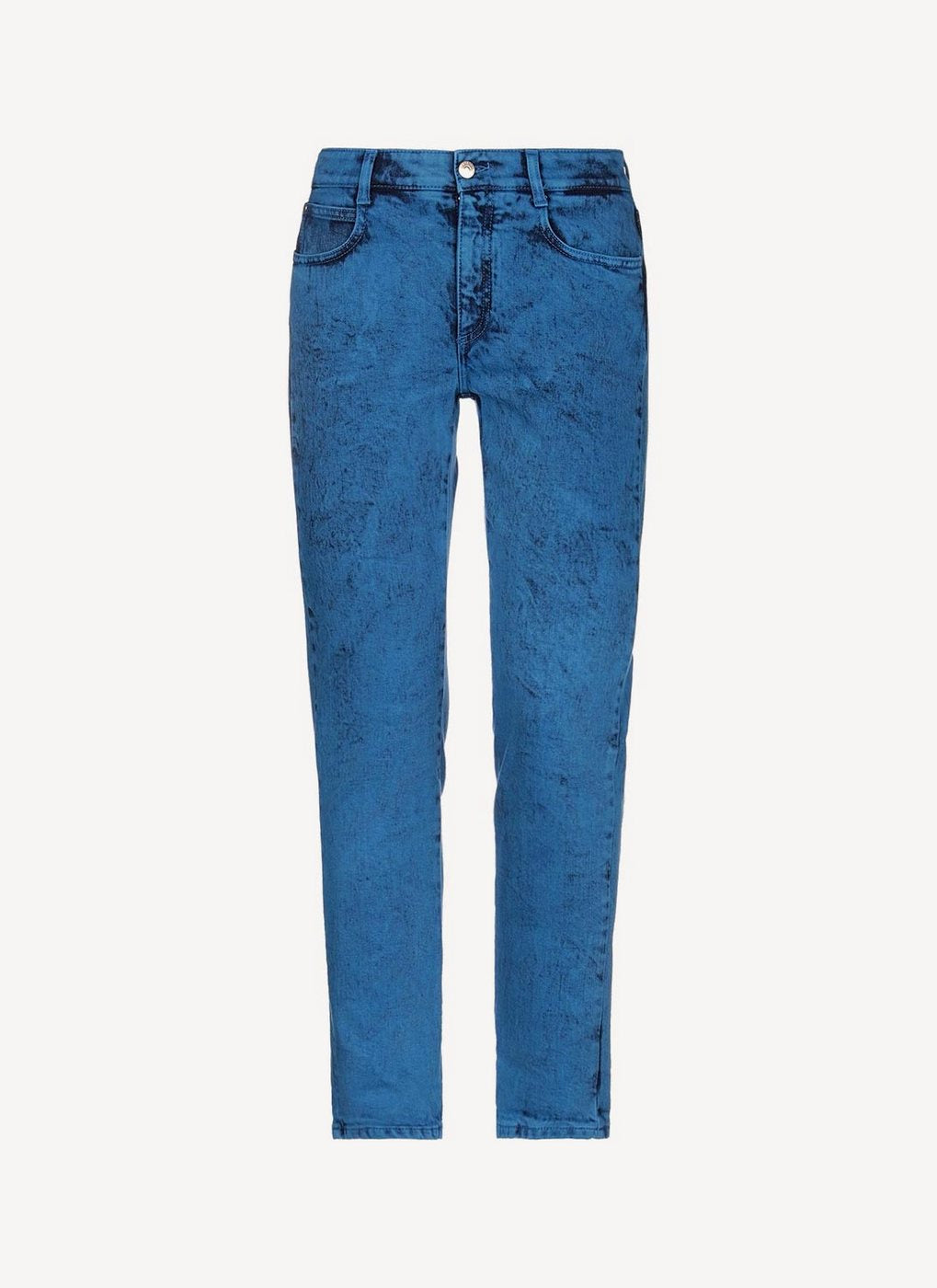 Pantalon Mid Rise Skinny Boyfriend Cobalt Galaxi Wash - Cobalt Galaxi - Femme