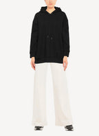 China Hooded Jumper - Black - Femme
