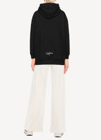 China Hooded Jumper - Black - Femme