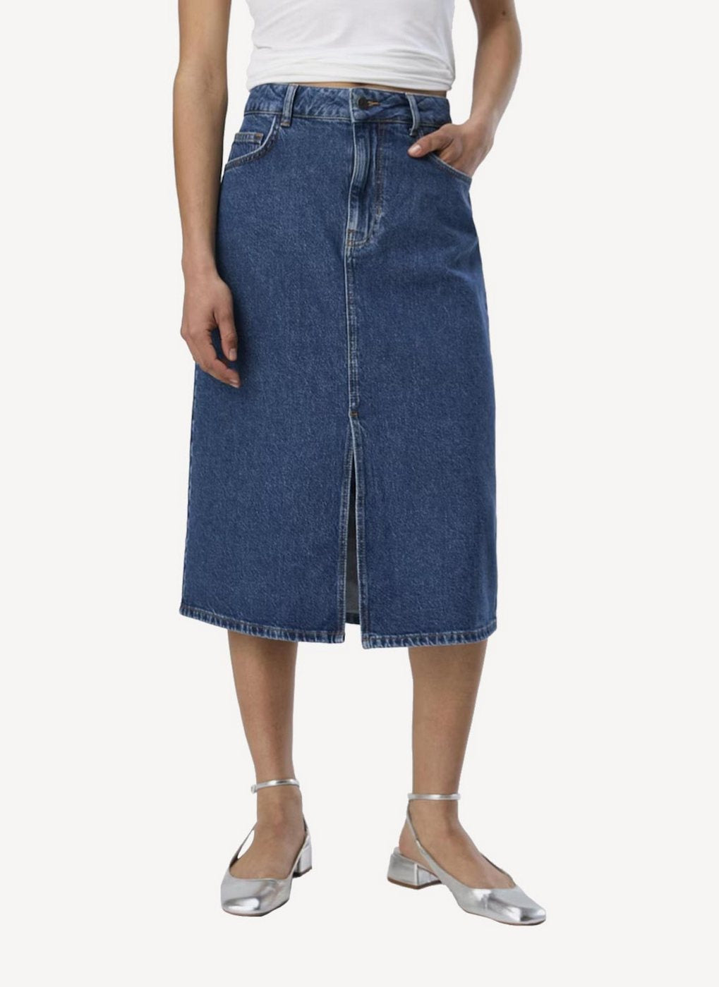 Falda vaquera Ellen - Azul - Mujer