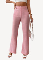 Carlie Trousers - Pink Frappe' - Women's