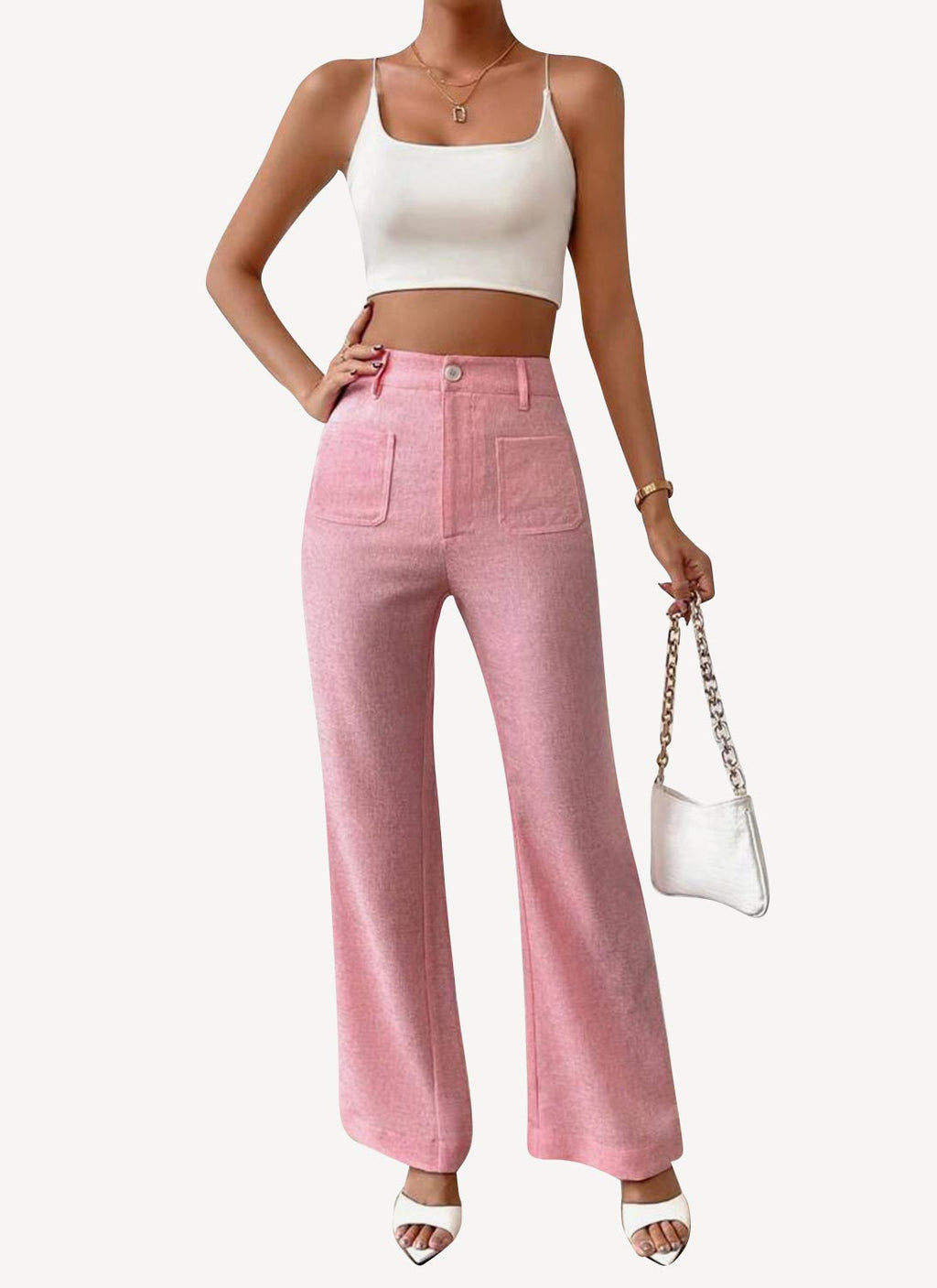 Carlie Trousers - Pink Frappe' - Women's