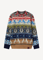 Crew Neck Jumper - Multicolor - Women
