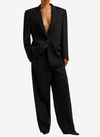 Trouser Wool Cava - Black - Homme