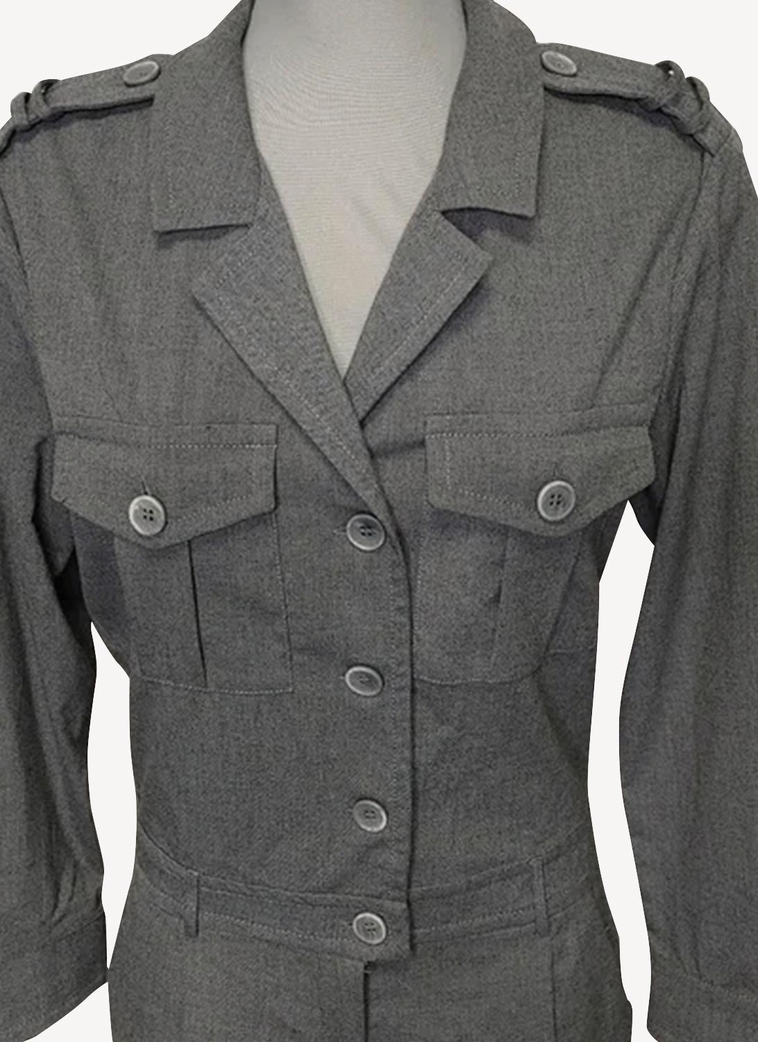 Hill Shirt - Light Grey Melange - Women