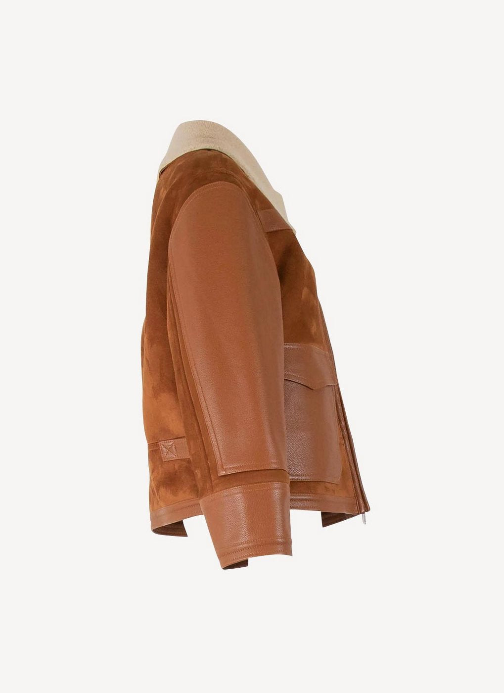Meghan Fur Free Fur Jacket - Lt Brunette - Femme