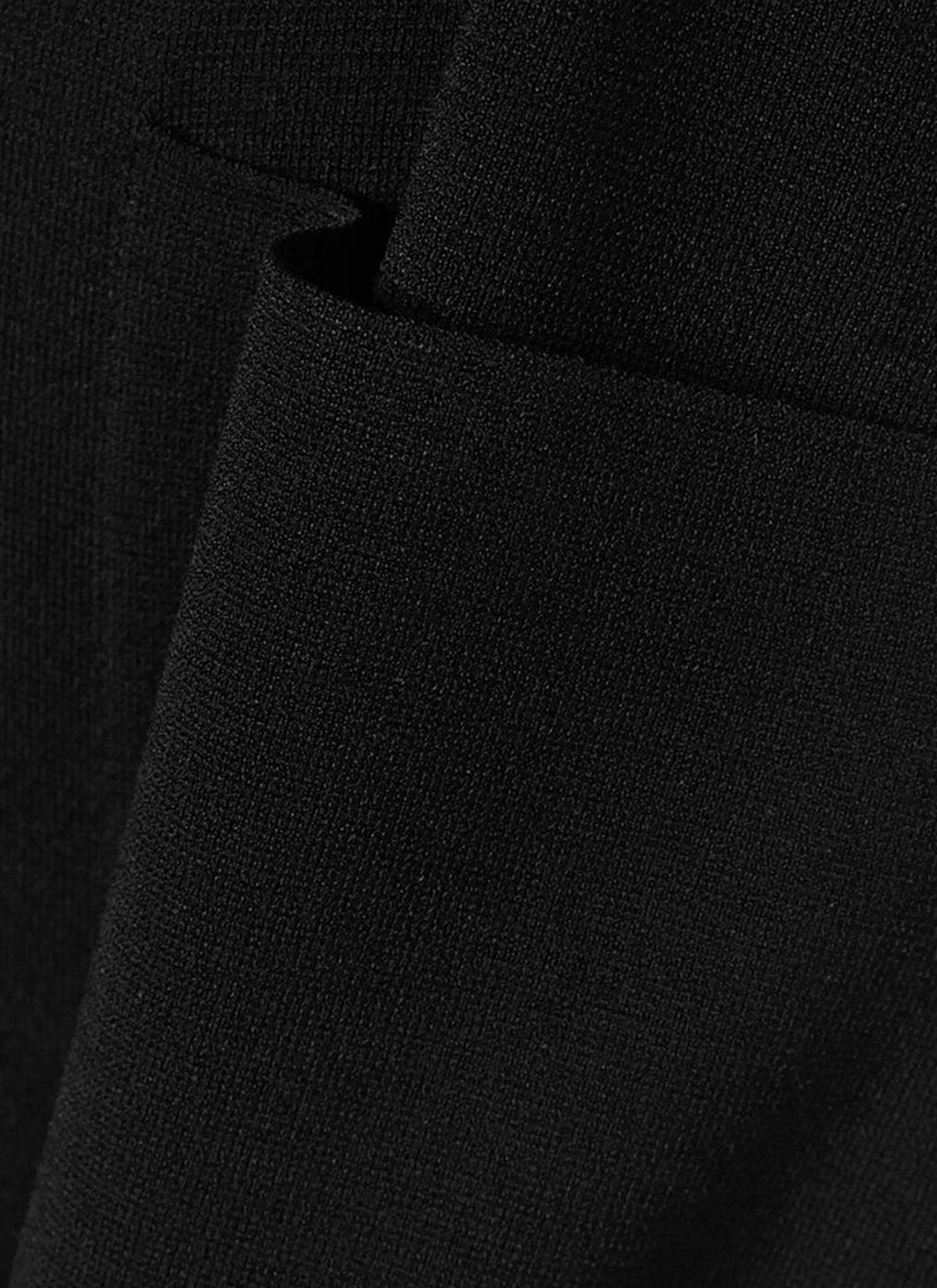 Embroidered Compact Knit Trousers - Ink - Femme