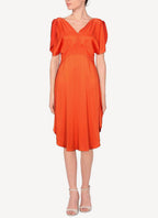 Paulina Dress - Flame - Women