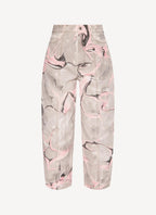 Ash Grey Marble Wash Trousers - Ash Grey Denim - Women