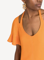 Stella Mc Cartney - Ready-To-W Dress - Bright Orange - Women