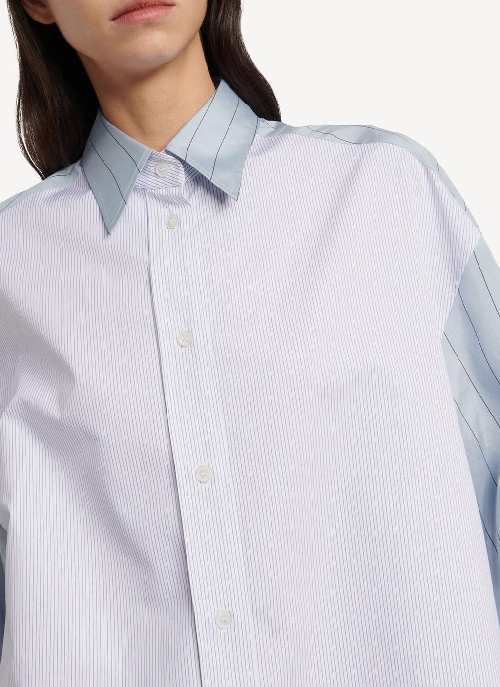 Stella Mc Cartney - Chemise Shirt - White/Blue - Femme