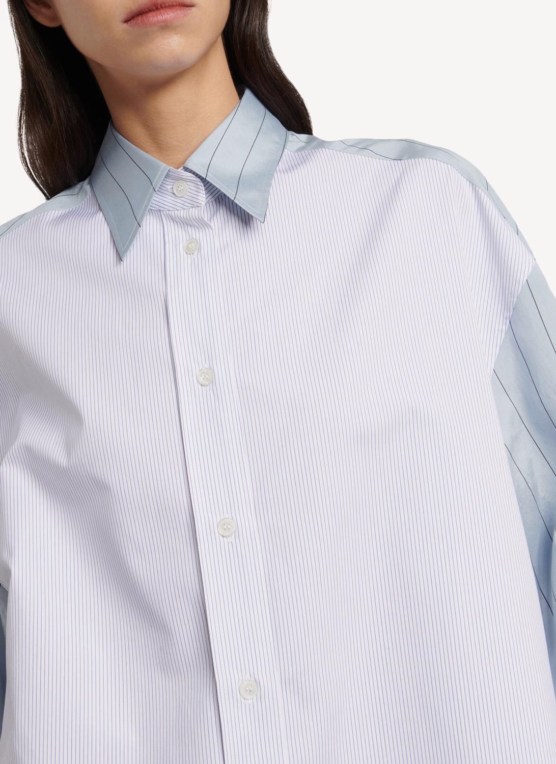 Stella Mc Cartney - Chemise Shirt - White/Blue - Femme