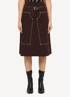 Jupe - Aubergine - Femme