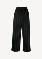 Pantalon Elastic Cropped - Black - Femme